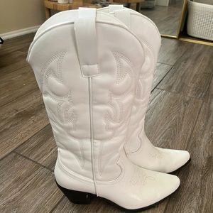 White Cowboy Boots